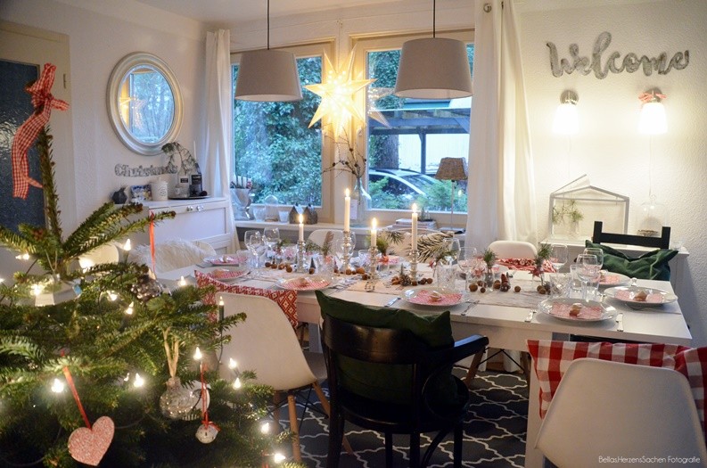 Tischdeko Weihnachtliches Esszimmer