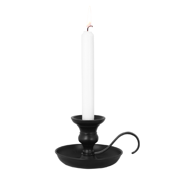 Kerzenhalter von Strömshaga schwarz