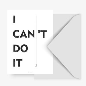 Postkarte - I Can typealive