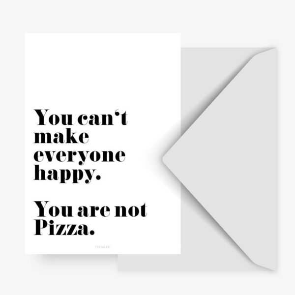 Postkarte - Pizza typealive