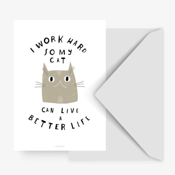 Postkarte - Cat Typealive