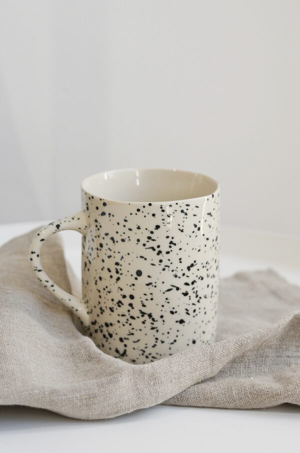 Tasse Keramik mit Sprenkel